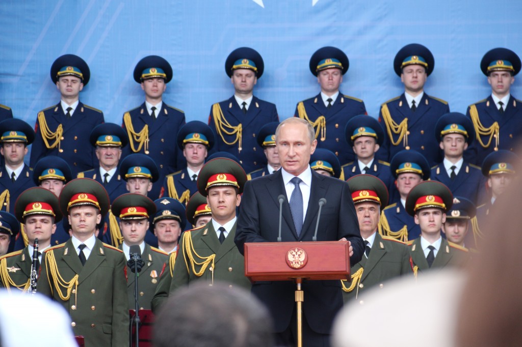 Владимир, Путин, открывает, форум, Армия, 2015
